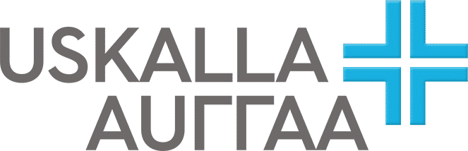 Uskalla Auttaa logo